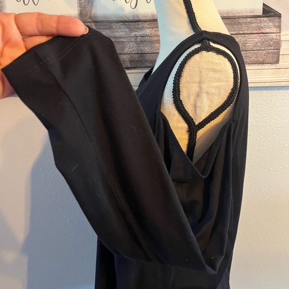 ♥️❄️Michael Kors Woman’s Long Sleeve Cold Shoulder Top Like new Size Large - Picture 6 of 9